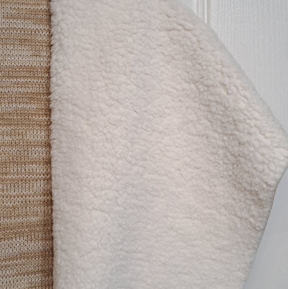 NWT Sienna Sage Faux Suede/Sherpa Sleeveless Open Vest Size 2X - Picture 7 of 10